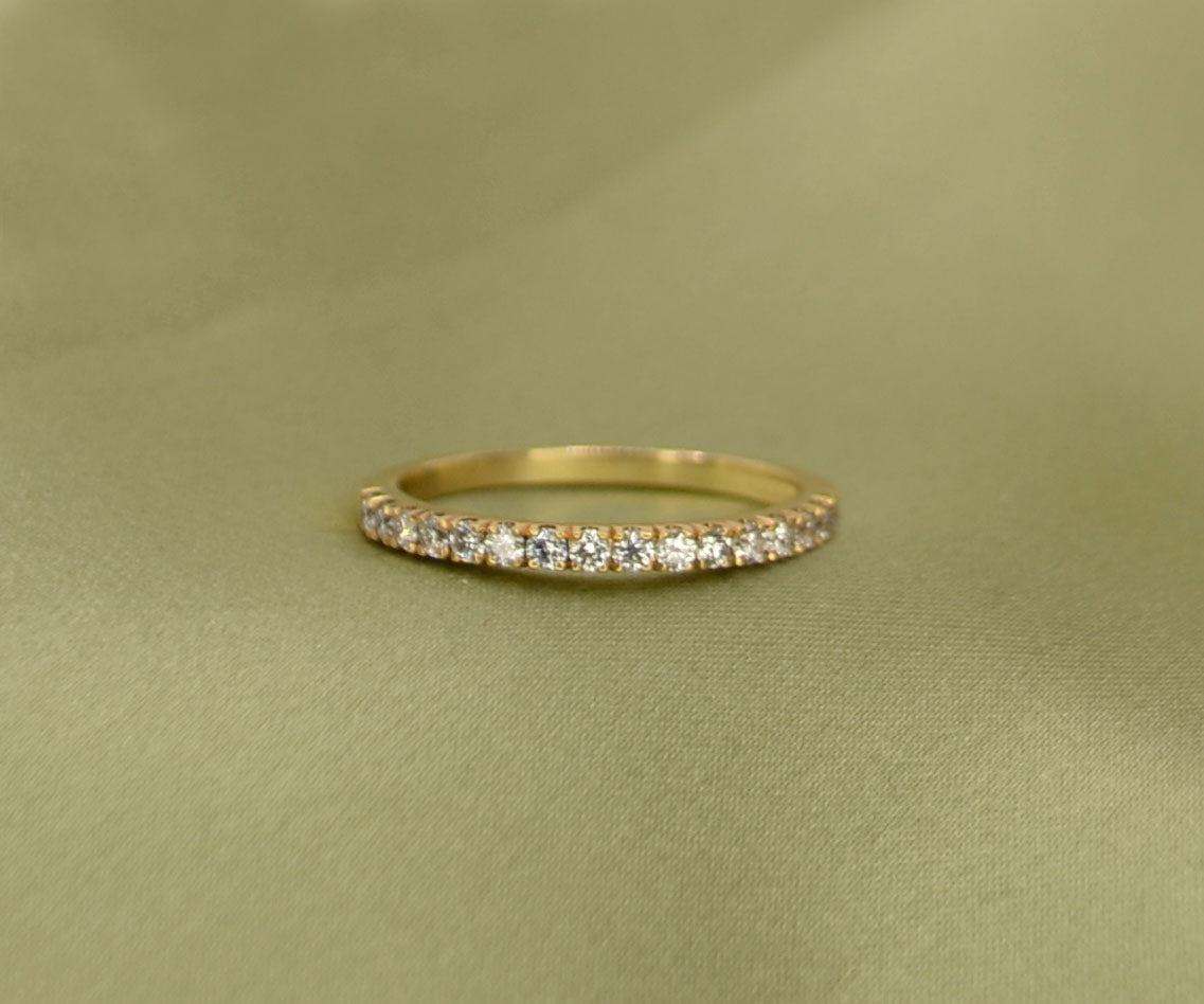 Soft edged Claw Set Diamond Ring - 1.8mm