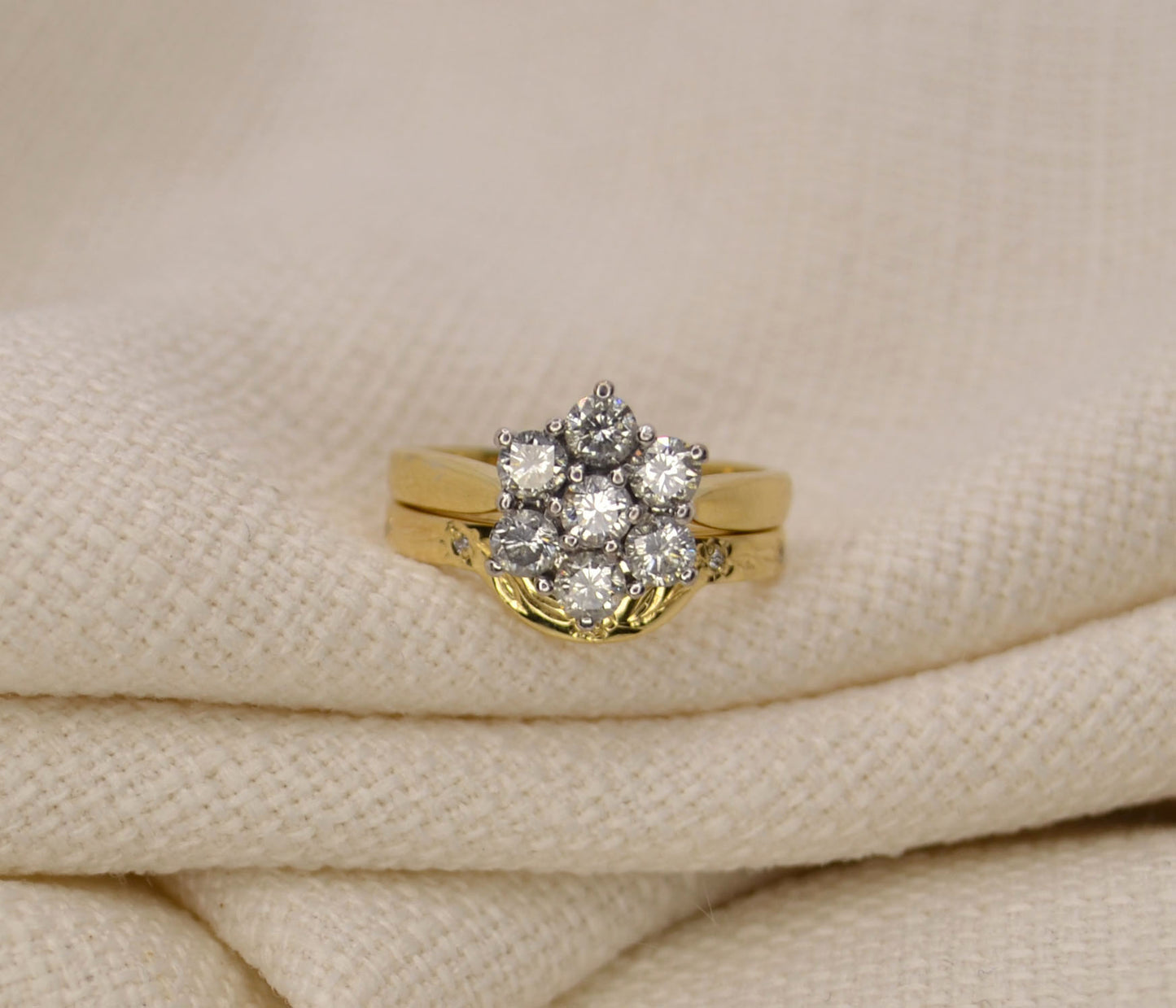 Horseshoe Shaped Wedding Ring - 2mm