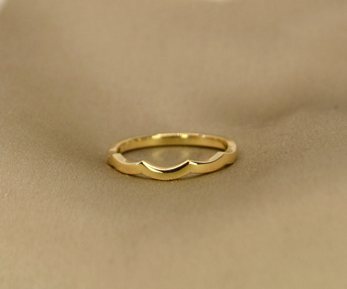 Perfect fit Shaped Wedding Ring - 2mm