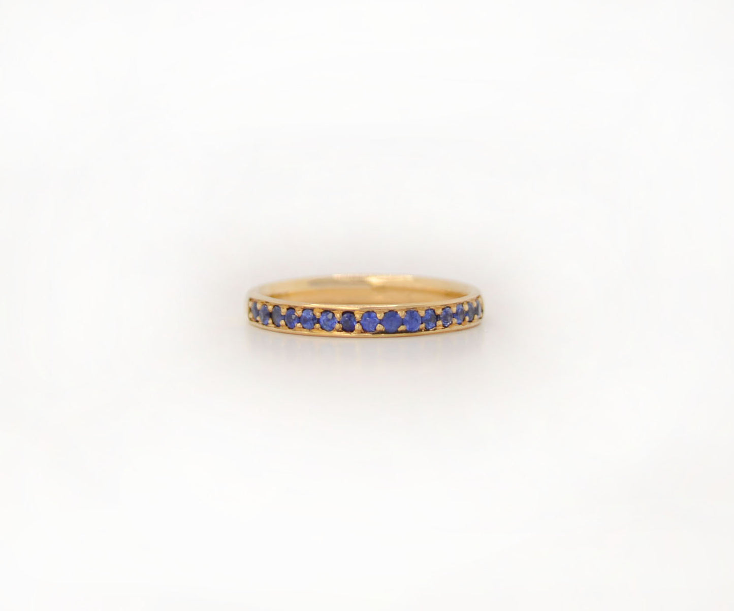 Grain Set Sapphire Ring - 2.3mm