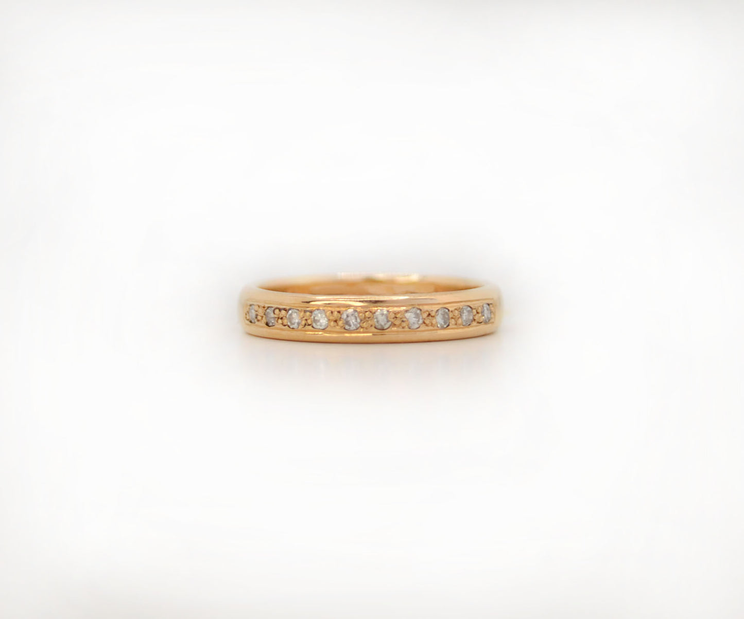 Traditional Grain Set Diamond Ring - 3.5mm