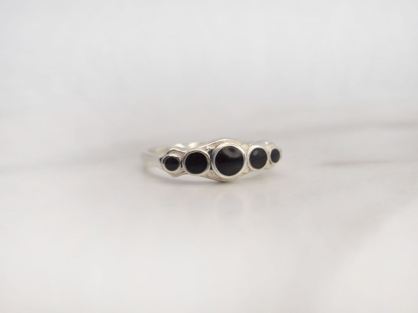 Victorian inspired Enamelled Ring
