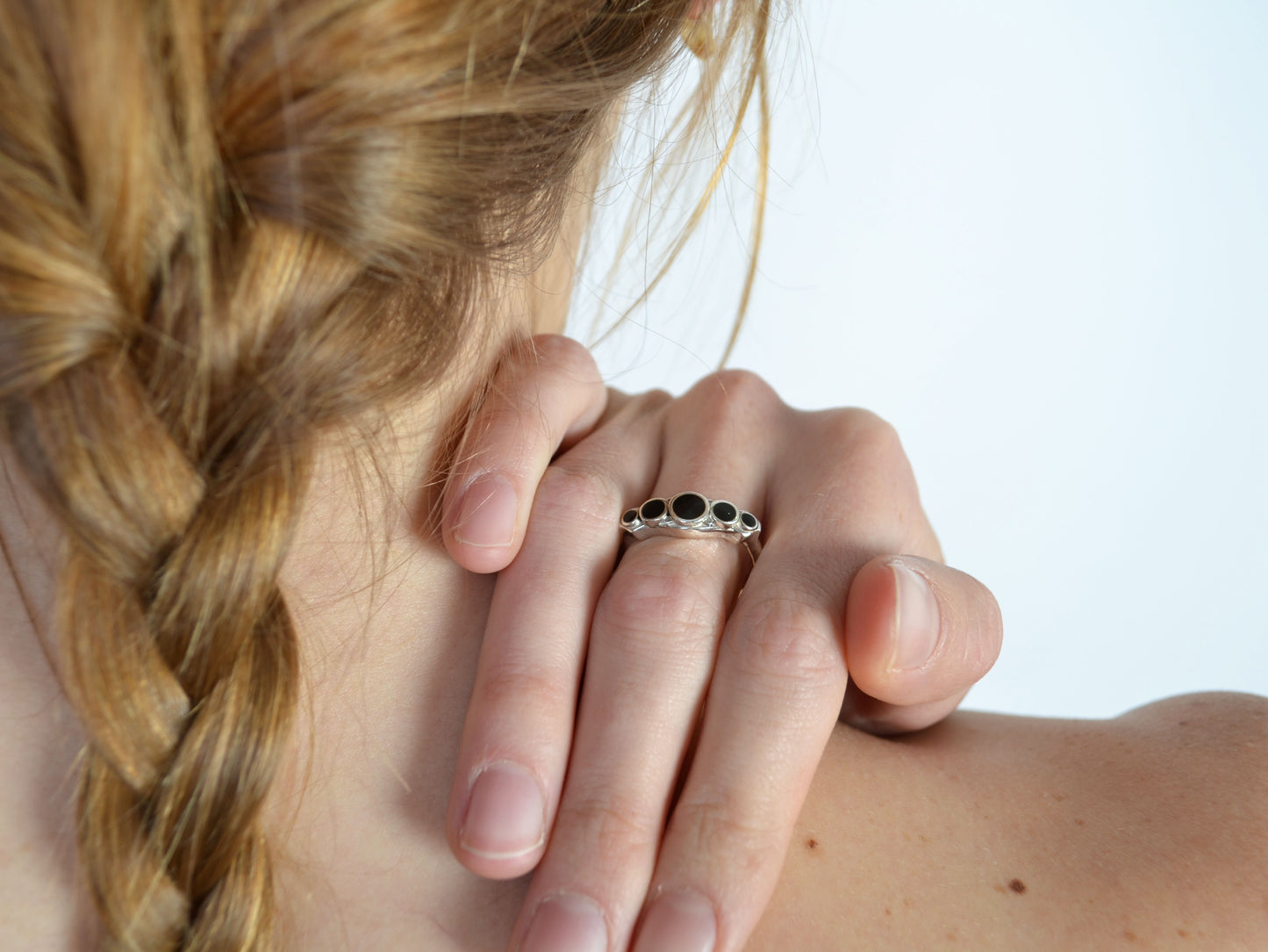 Victorian inspired Enamelled Ring