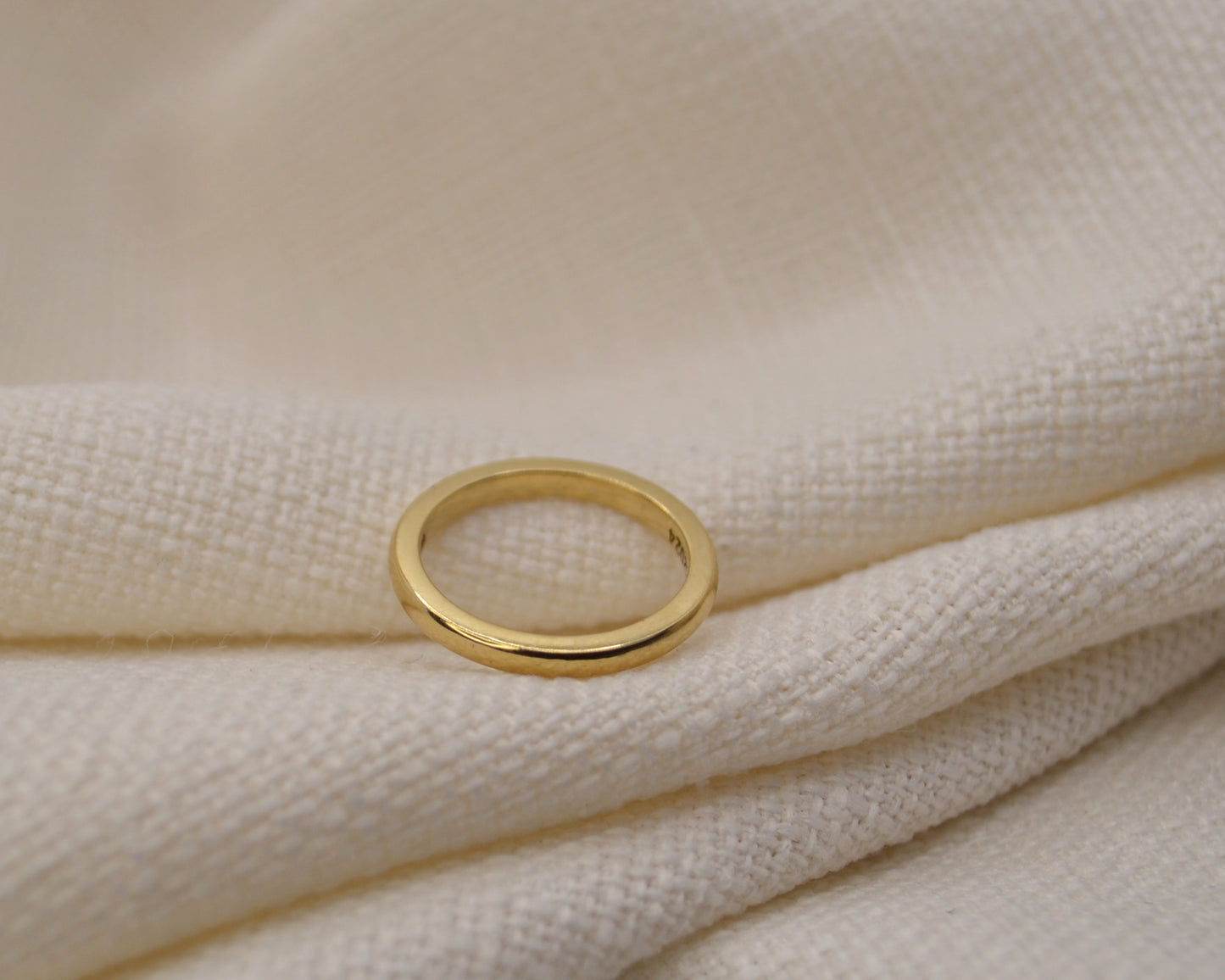 Flat Sided Court Ring - 2mm