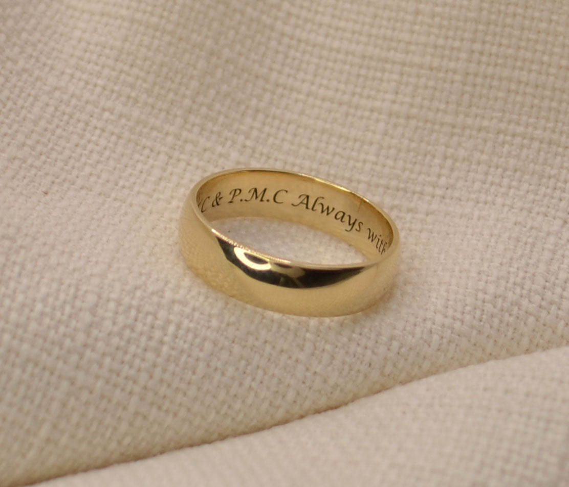 D Shape Ring - 6mm
