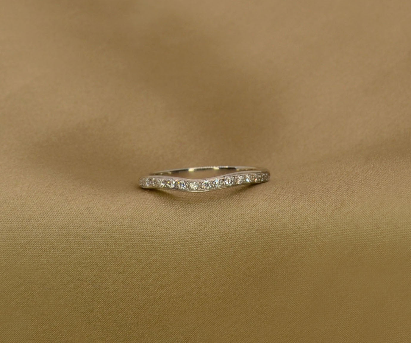 Grain Set Diamond Shaped Ring
