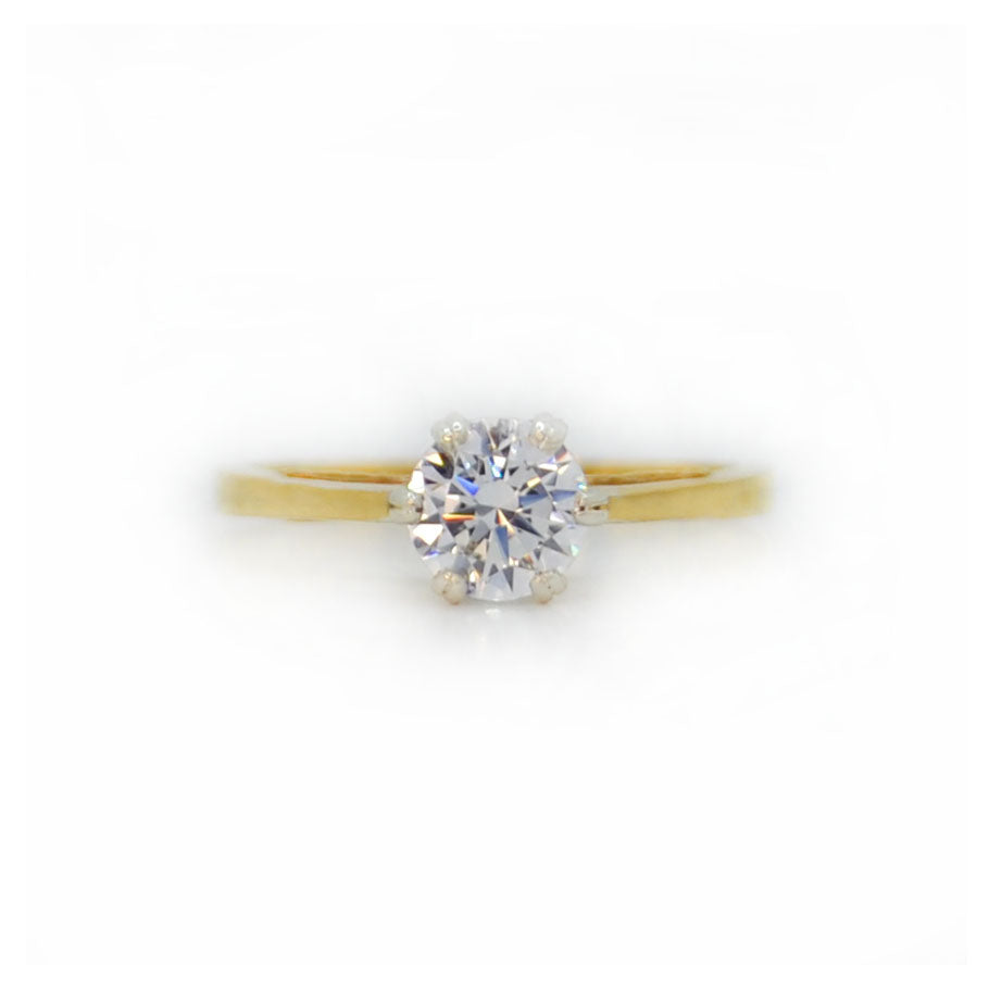 1ct Round Brilliant Cut Diamond Ring