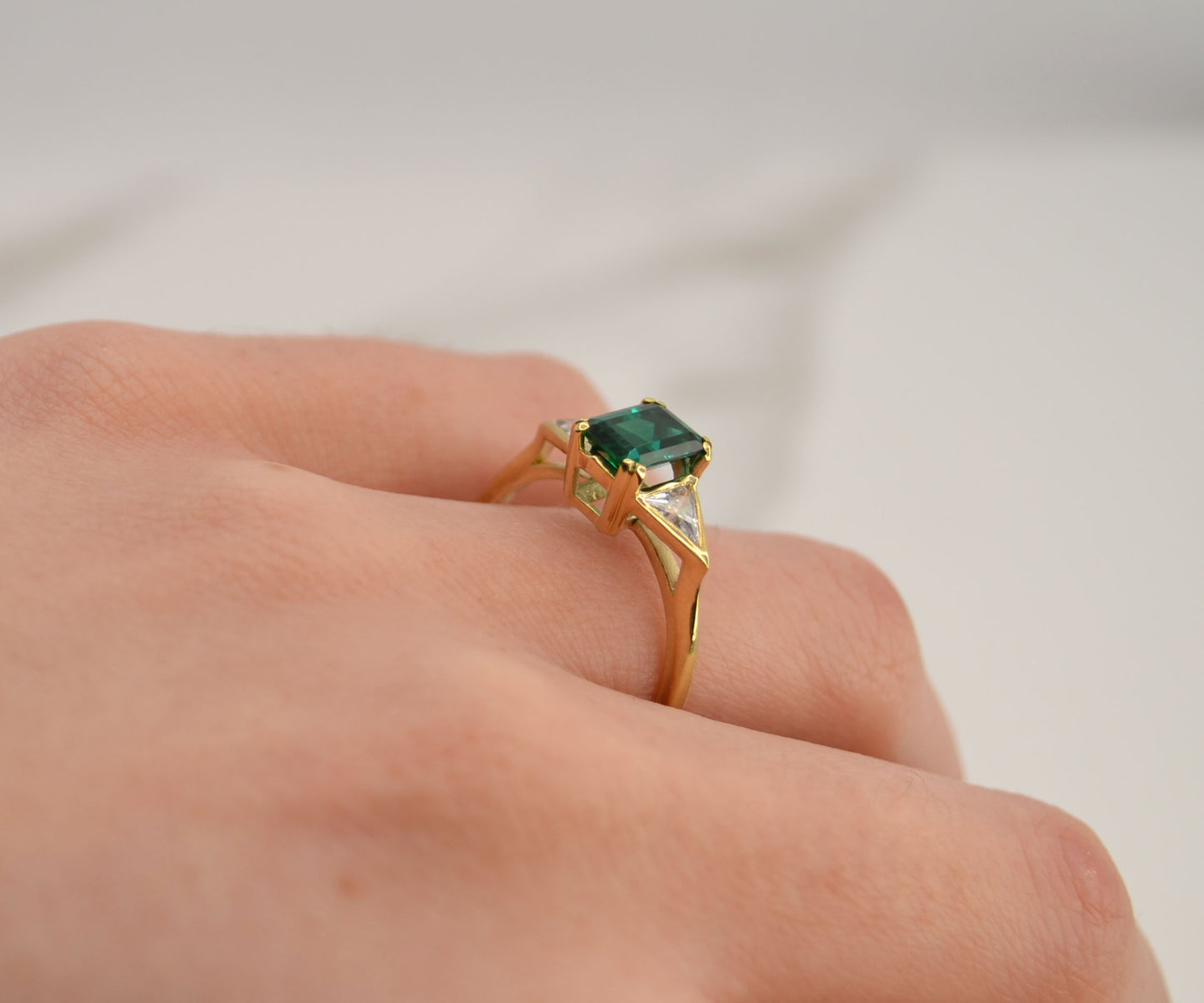 Emerald & Diamond Ring