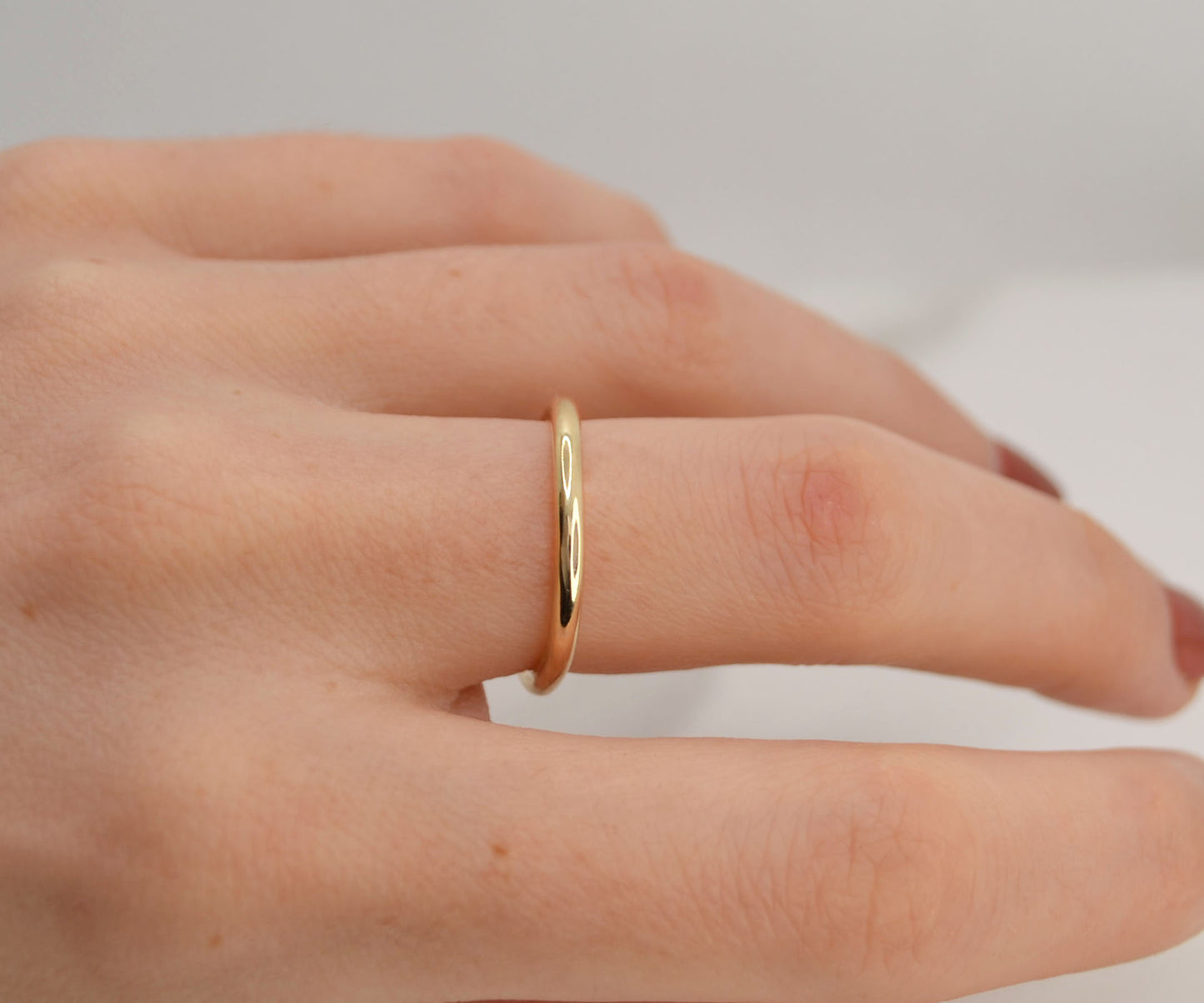 Not quite Perfect Fully Rounded Ring - 2mm