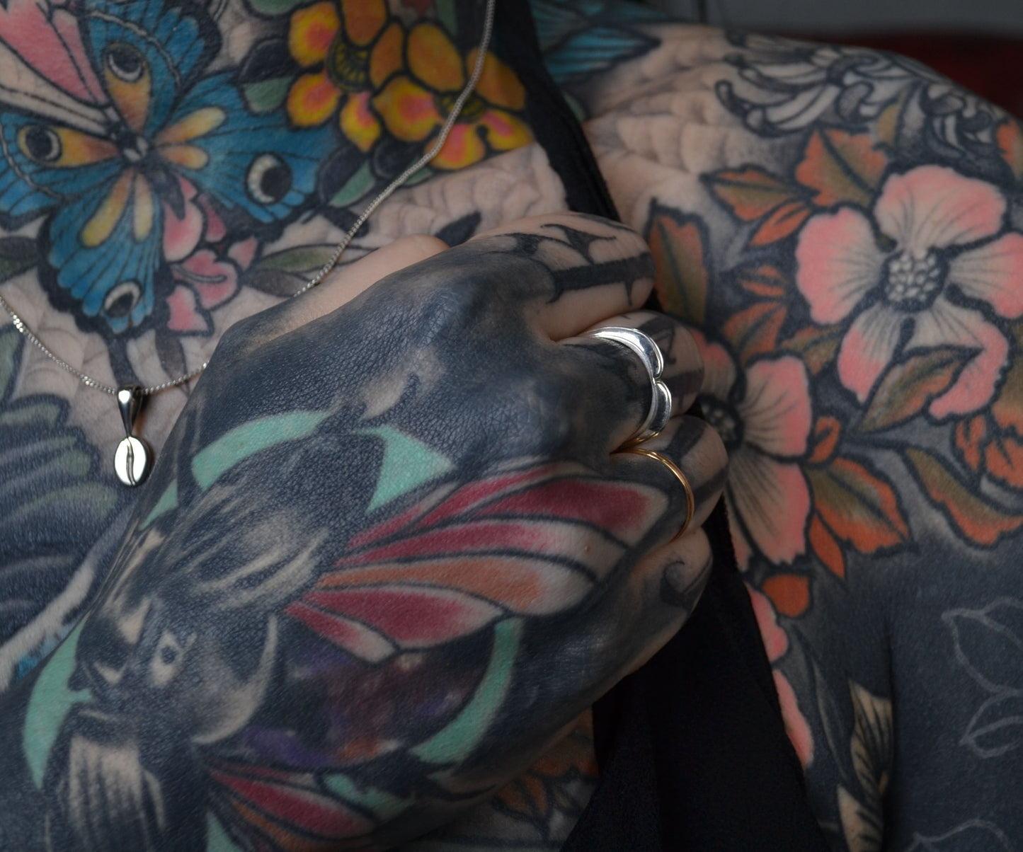 Knife edged Heart Ring