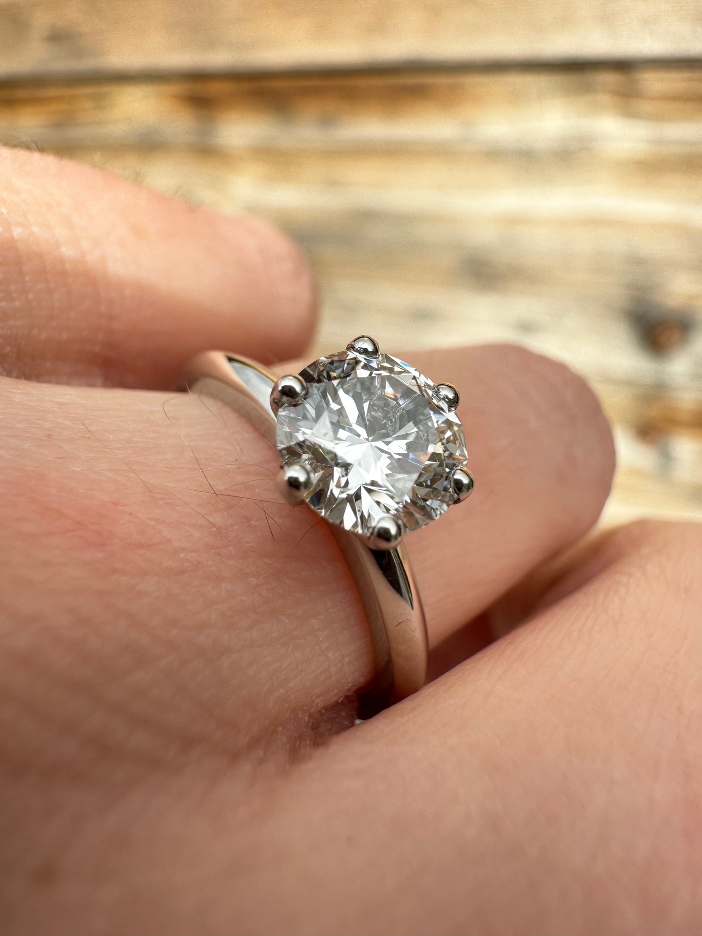 1ct Round Brilliant Cut Diamond Rex setting Ring