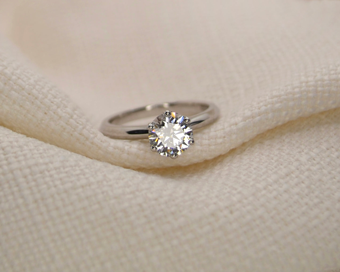 1ct Round Brilliant Cut Diamond Rex setting Ring