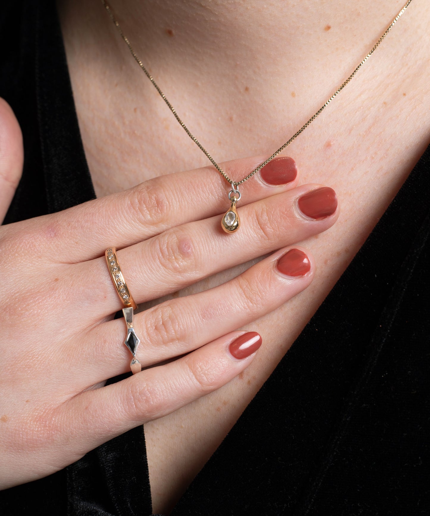 Traditional Grain Set Diamond Ring - 3.5mm