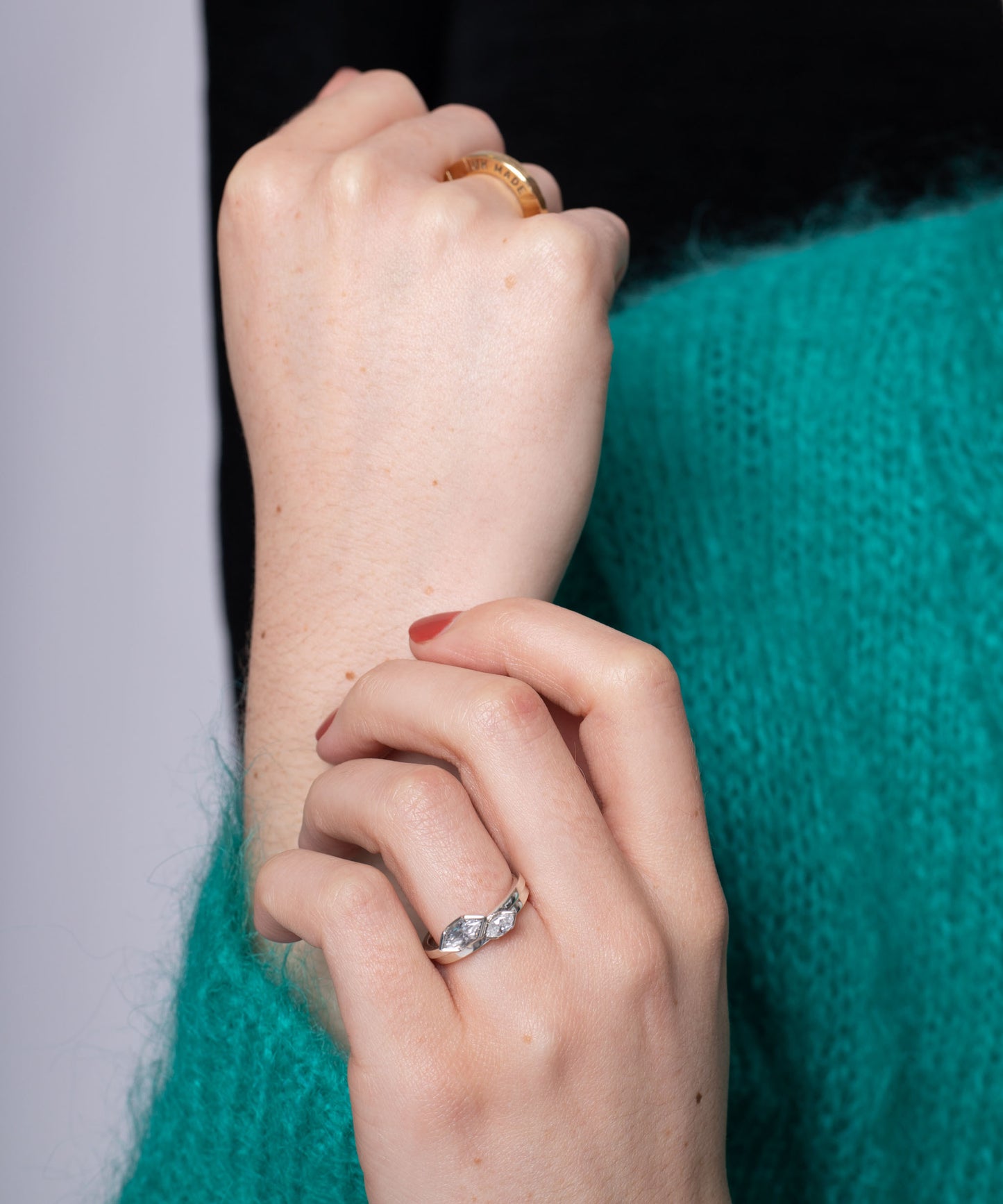 Marquise & Oval Diamond Ring
