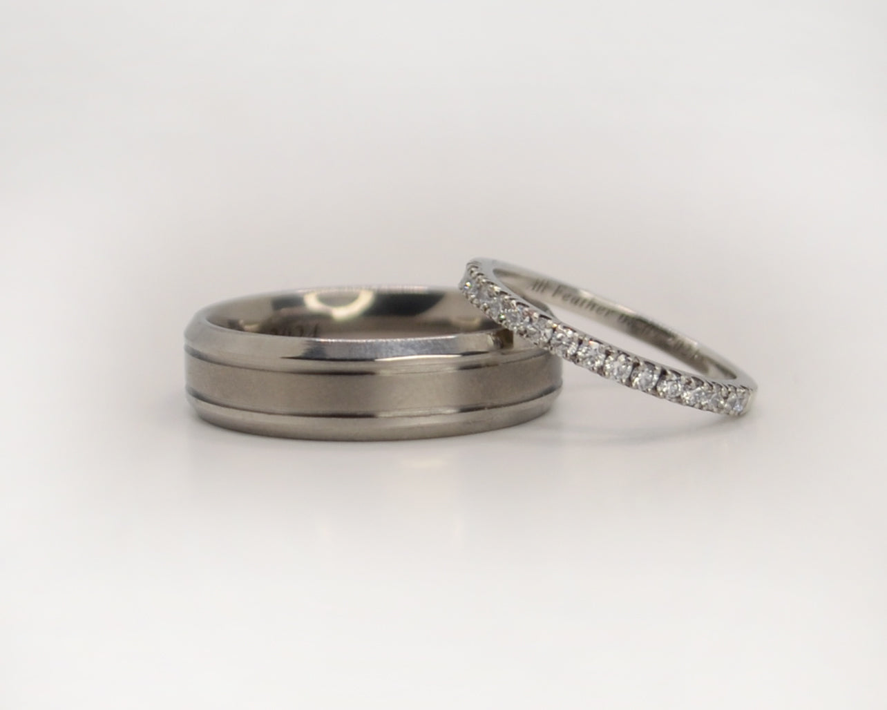Double Milled Line & Bevelled Edge Ring - 6mm