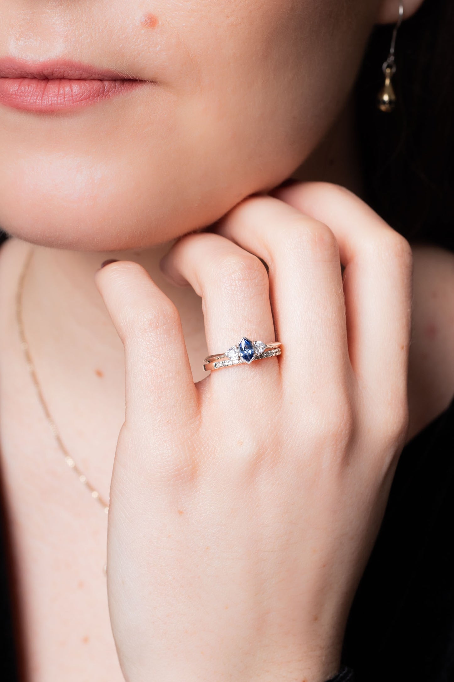 Fishtail Diamond Ring - 1.7mm