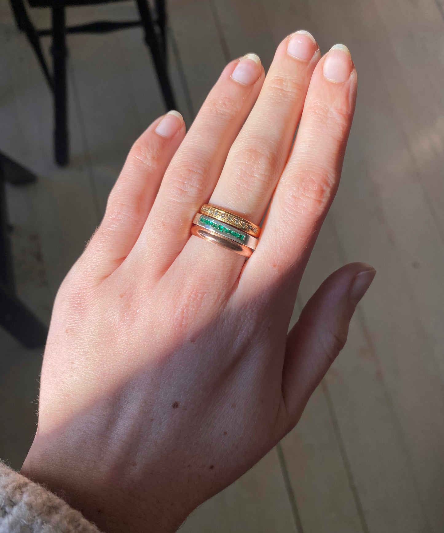 Traditional Grain Set Diamond Ring - 3.5mm
