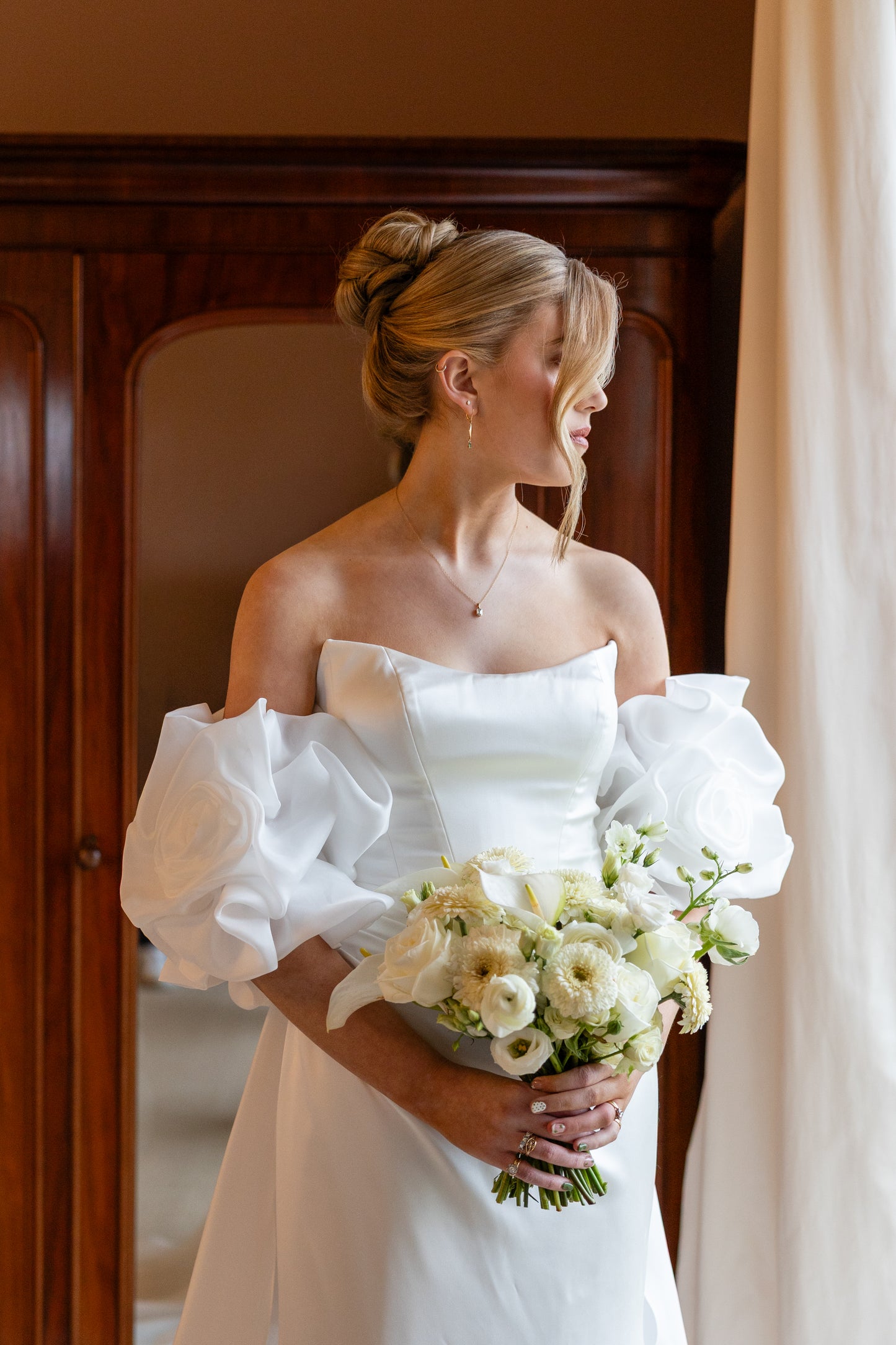 Emerald cut Diamond Necklace