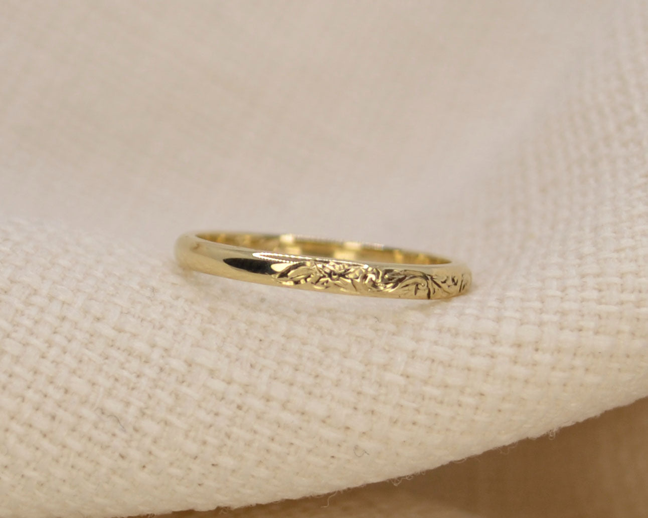 Engraved Eternity Ring