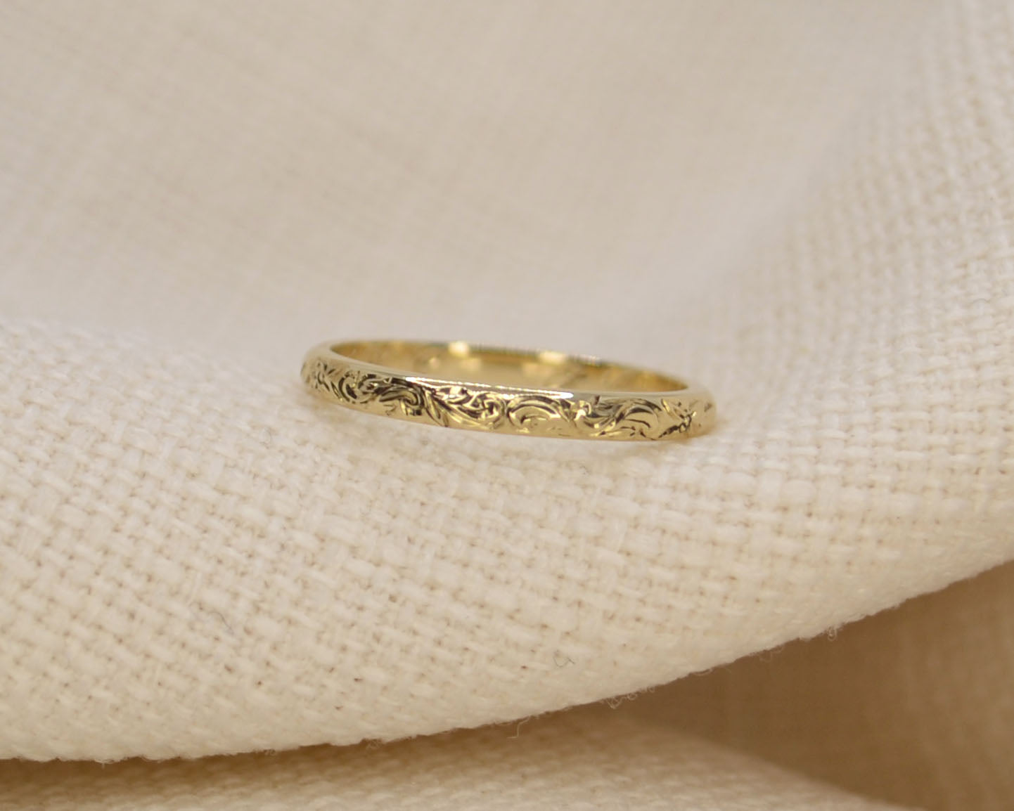 Engraved Eternity Ring