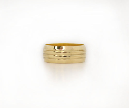 Milled Line Pinky Ring - 6mm