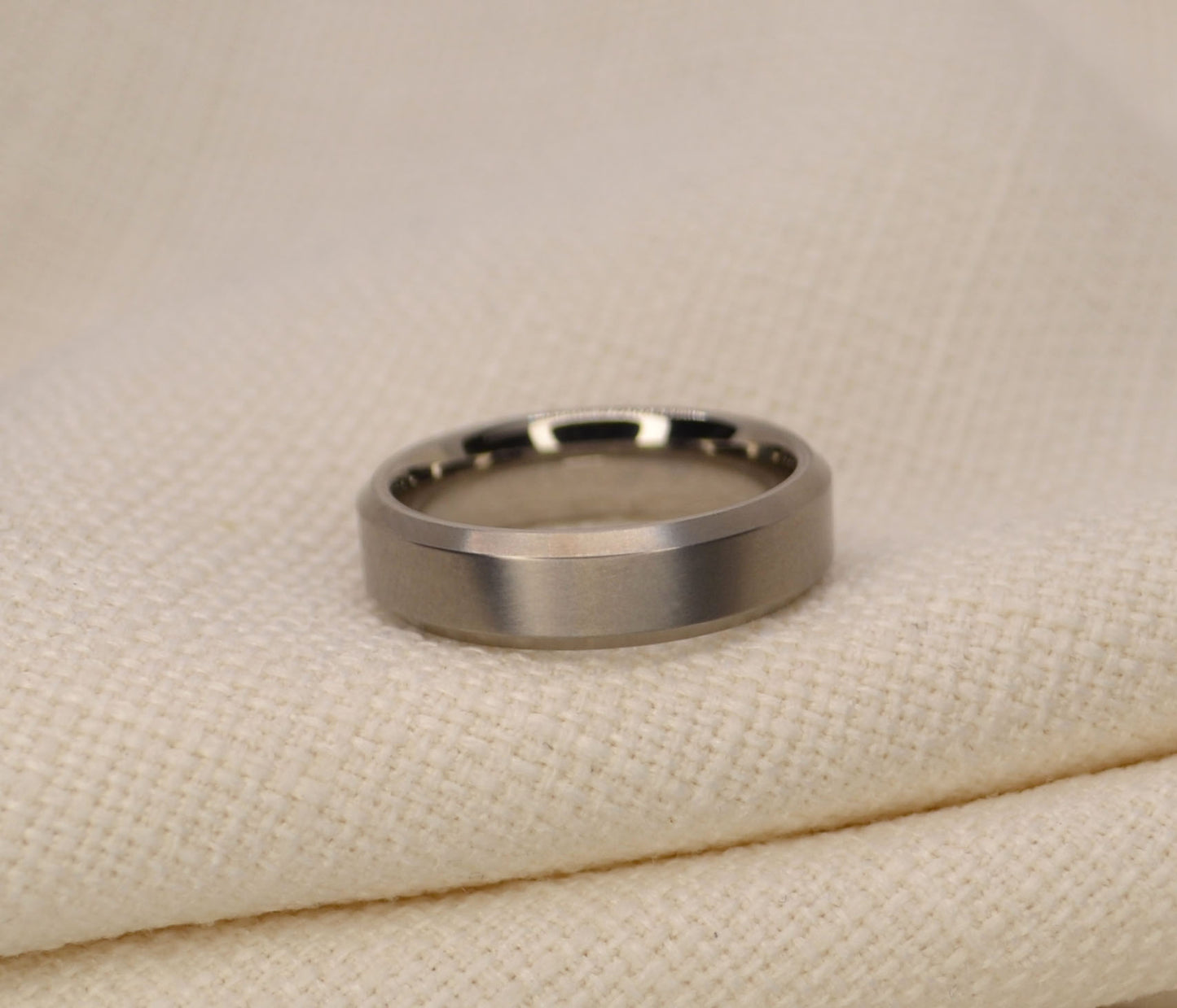 Bevelled Edge Ring - 6mm