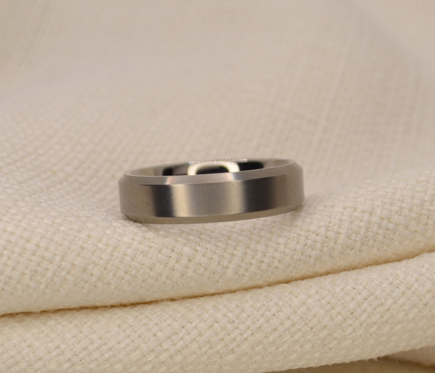 Bevelled Edge Ring - 6mm