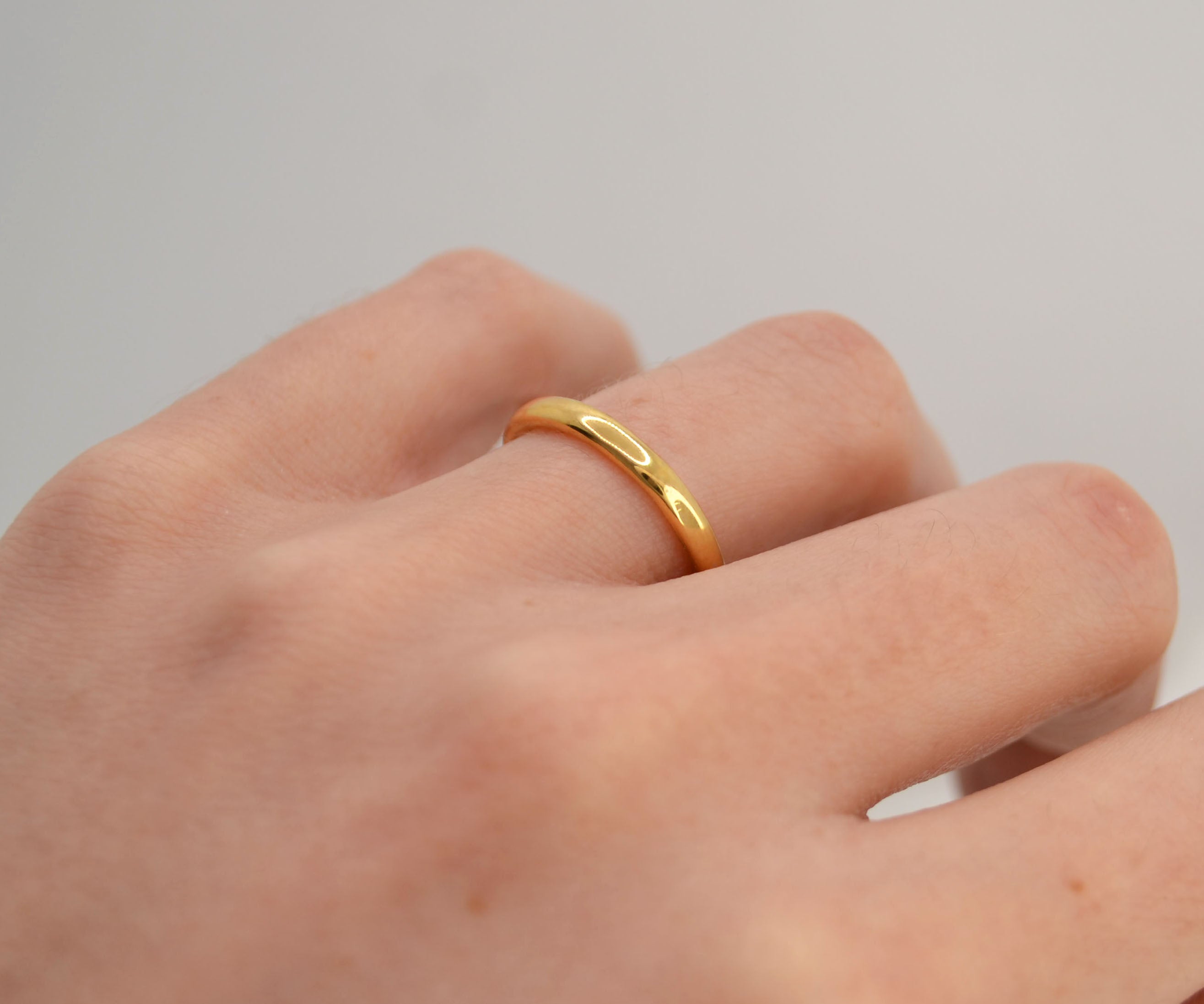 Solitaire Court Profile Rings Court Profile Ring - 2.5mm – JB