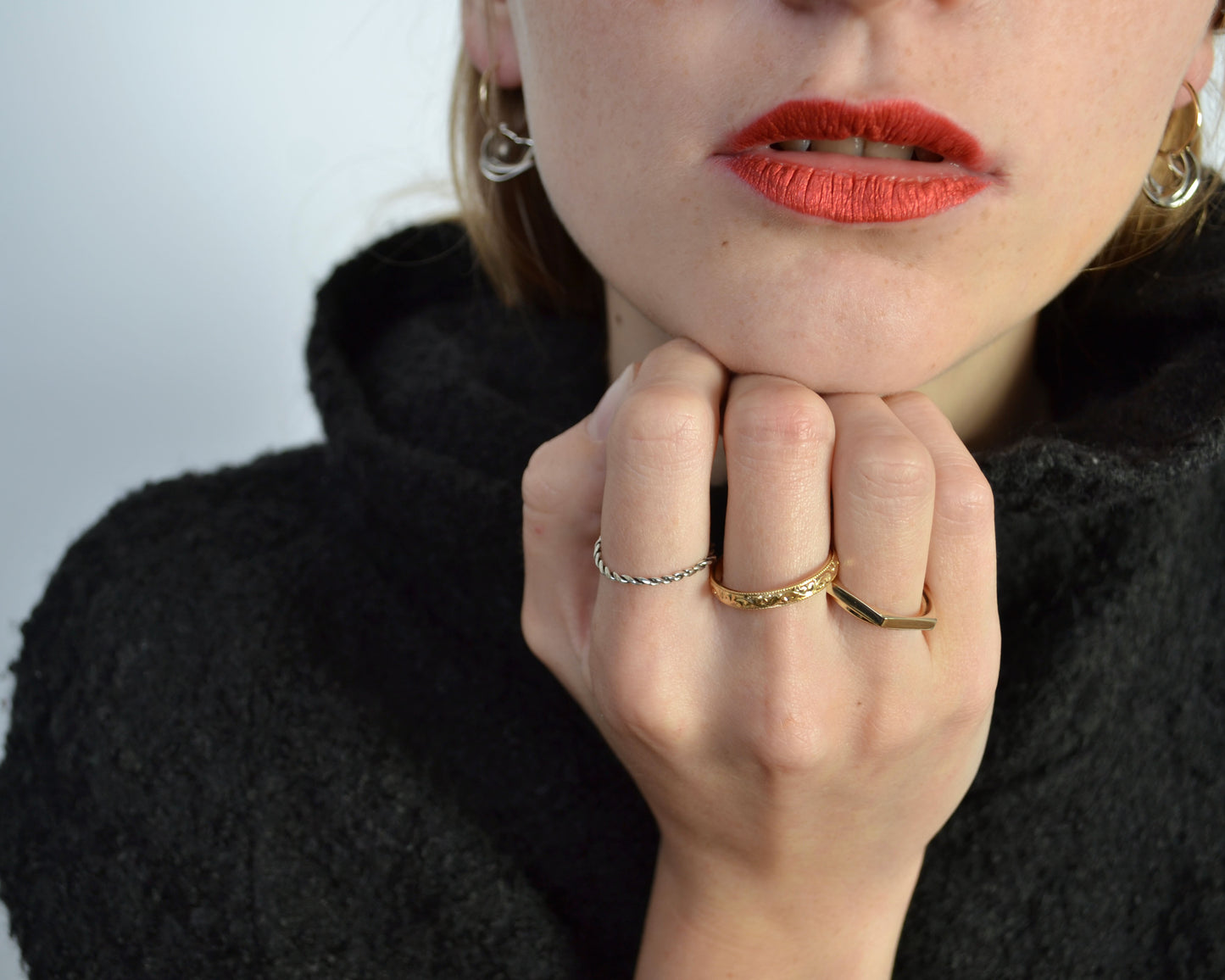 Hand Engraved Filigree Ring