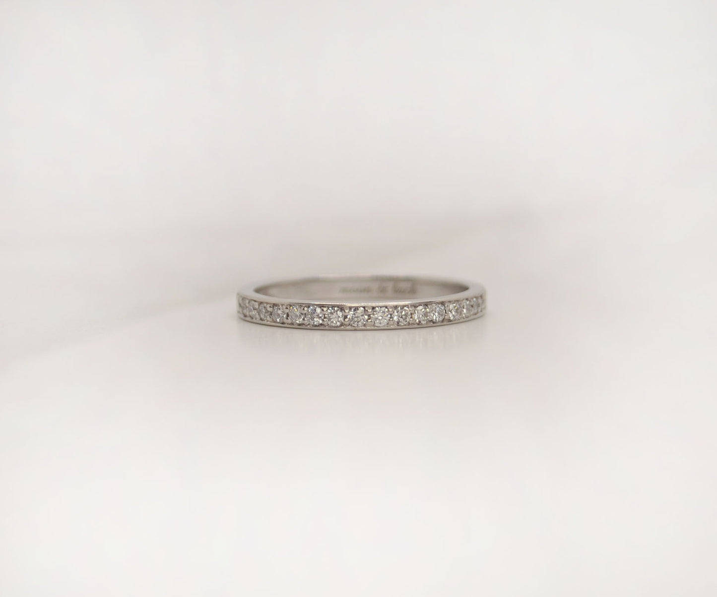 Micro Grain Set Diamond Ring - 2mm