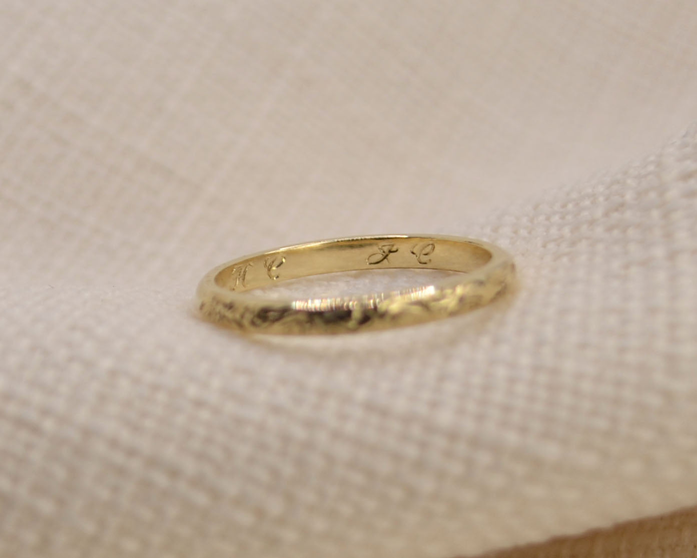 Engraved Eternity Ring