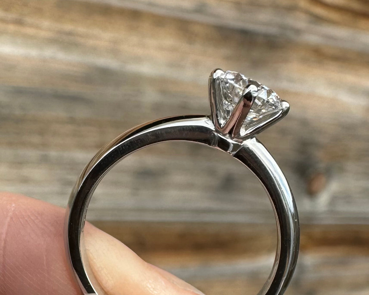 Rex Setting 1ct Round Brilliant Cut Diamond Rex setting Ring – JB