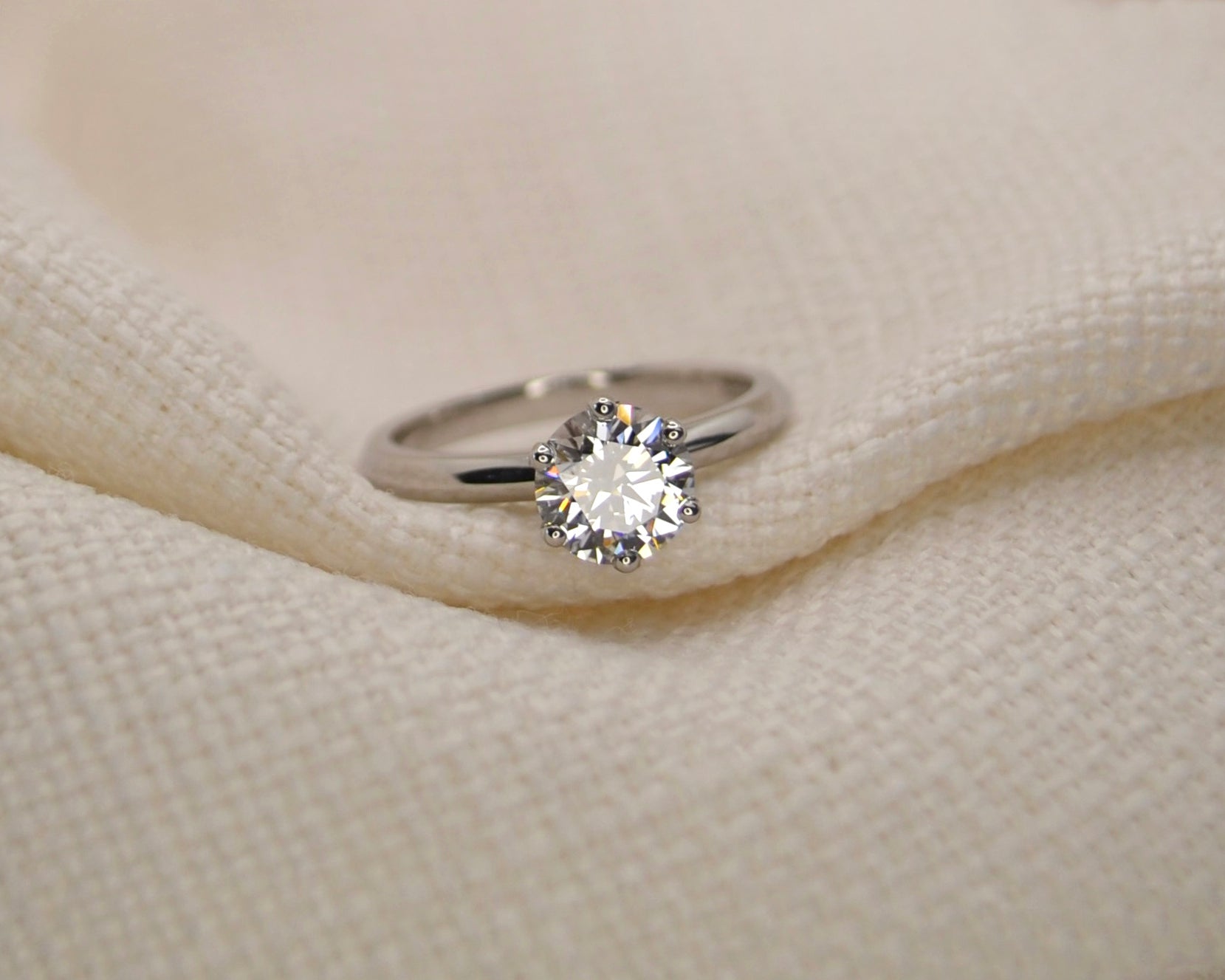 Rex Setting 1ct Round Brilliant Cut Diamond Rex setting Ring – JB