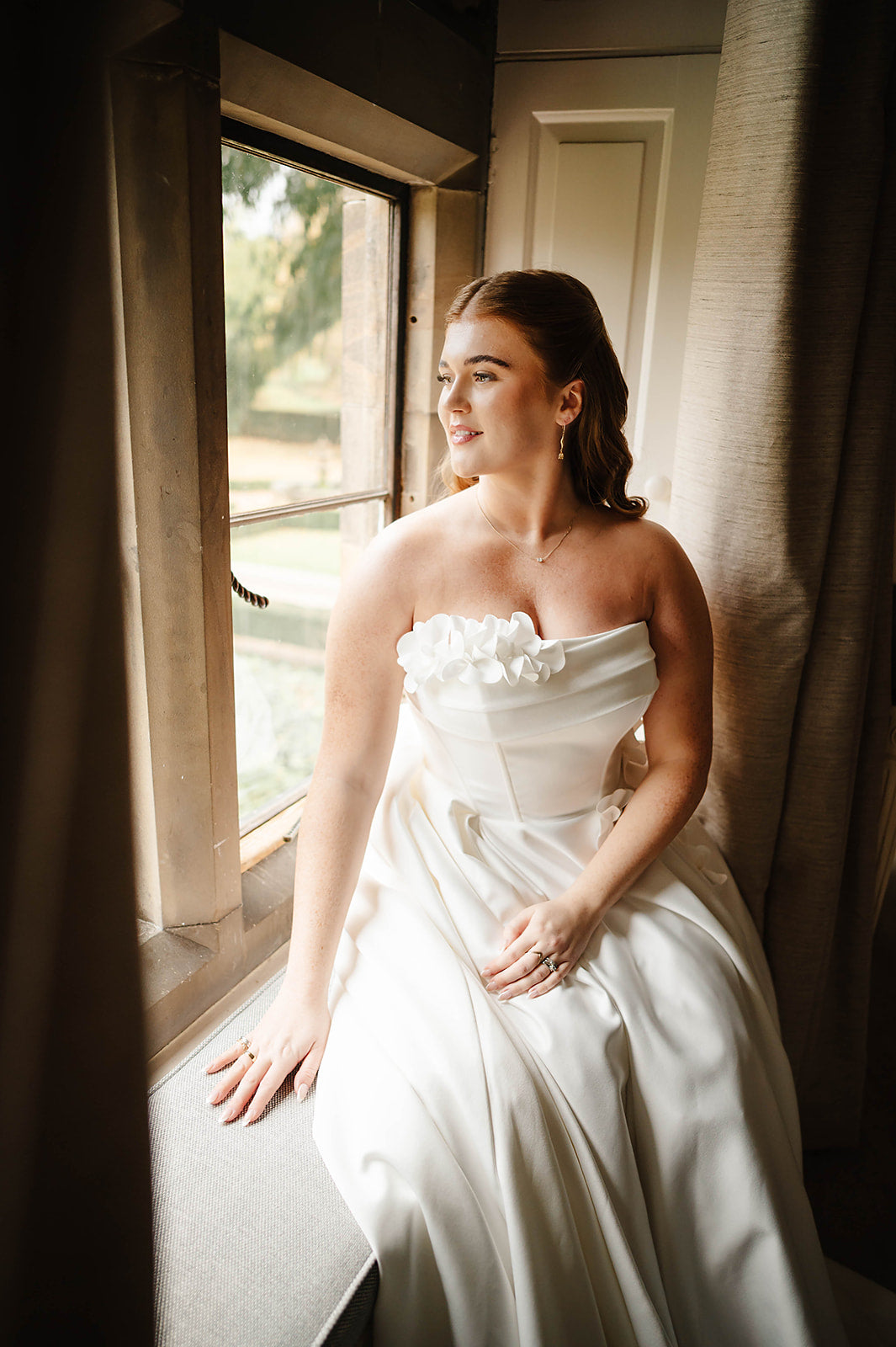 Dancing Ladies with Asymmetrical Yellow Topaz