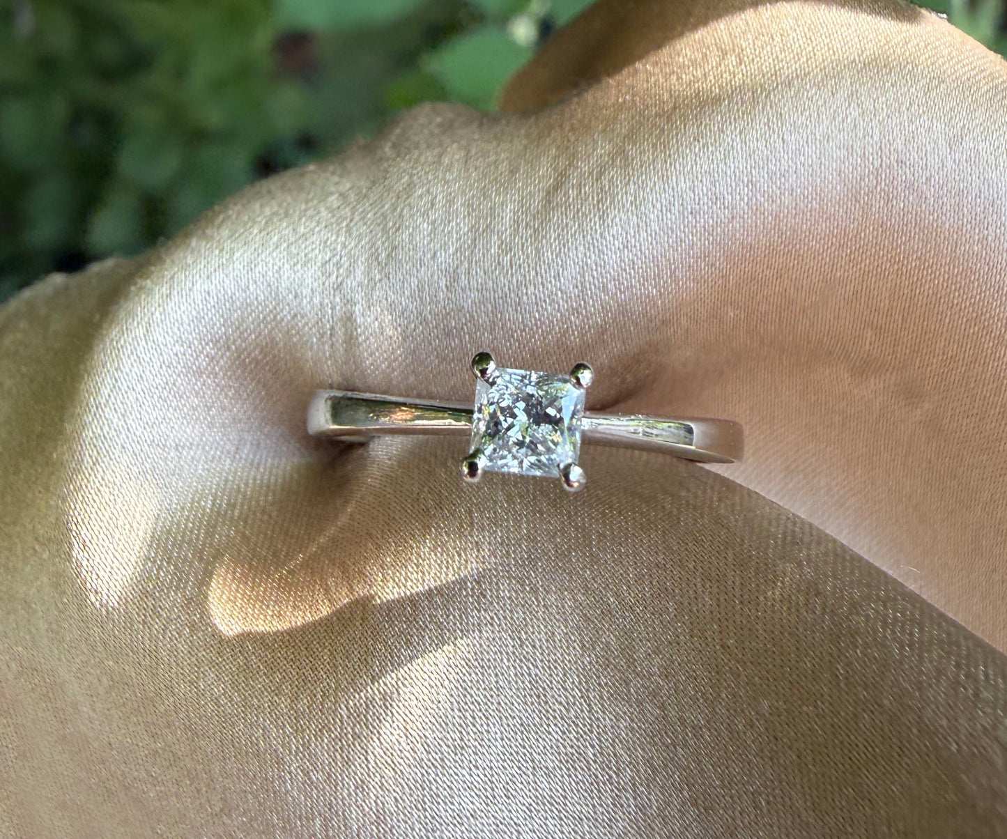 0.50ct Princess Cut Diamond Ring