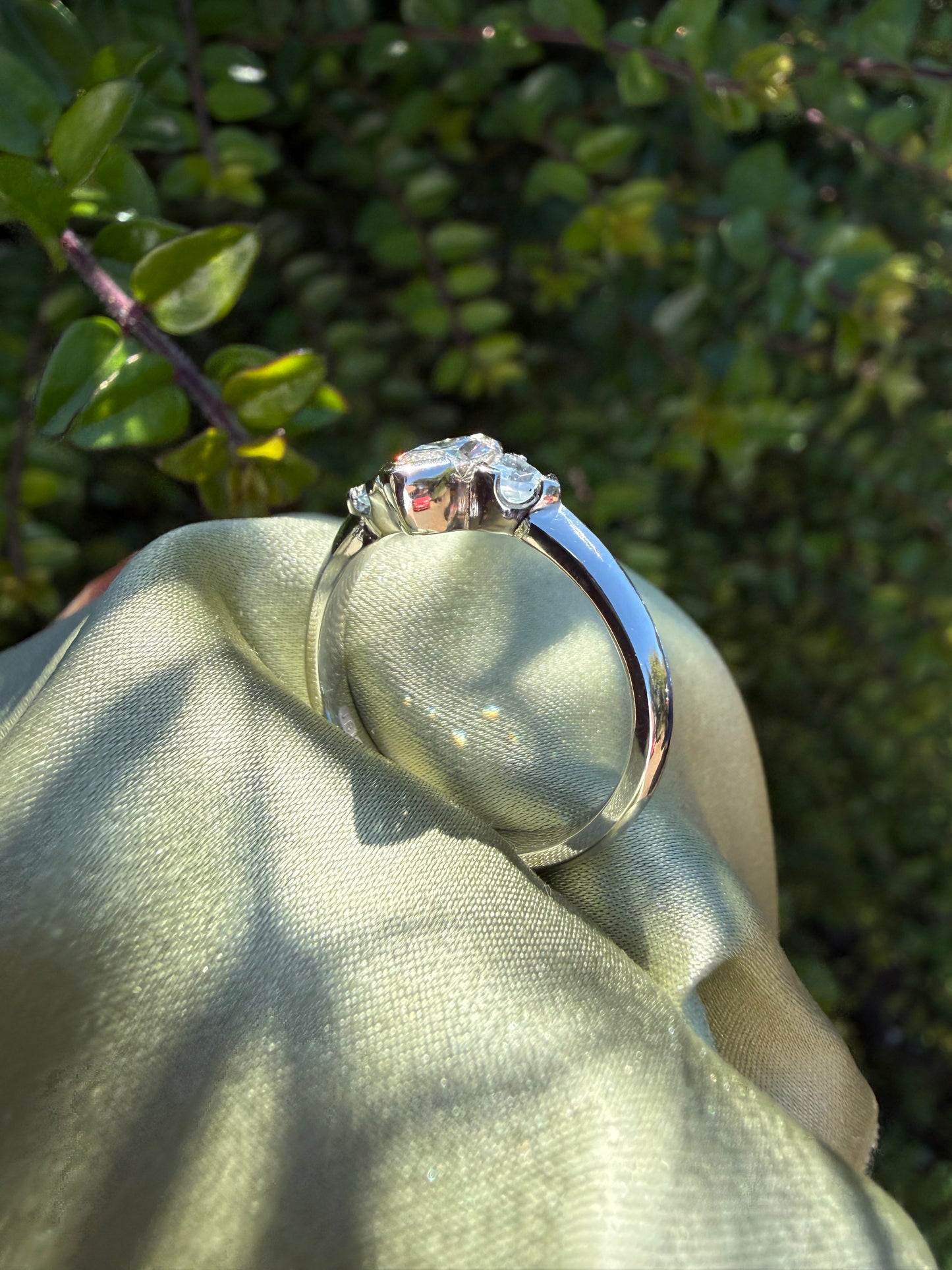 Marquise Diamond & Gemstone Ring