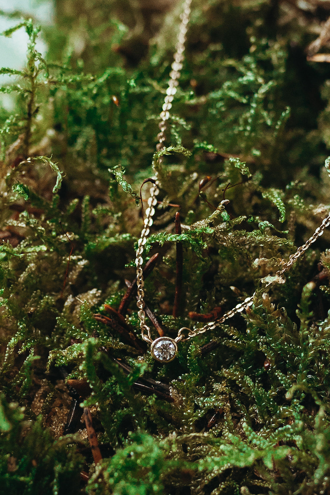 Round Diamond Necklace
